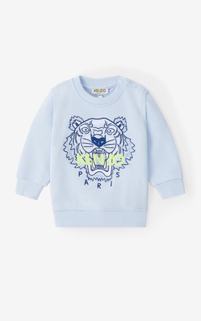 Kenzo Kids Tiger Sweatshirt Light Blue
